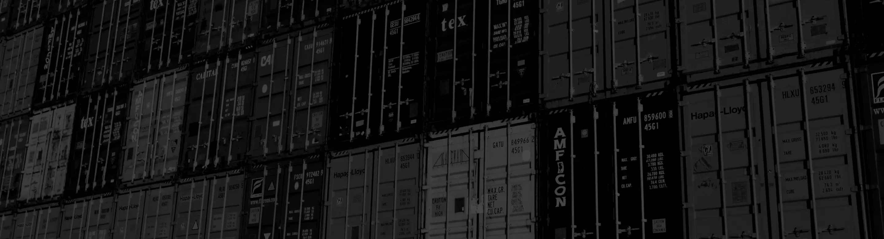 Contenedores del banner original de BlackTransport